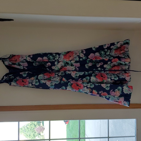 floral dreass size 13 off shoulder - Picture 2 of 3